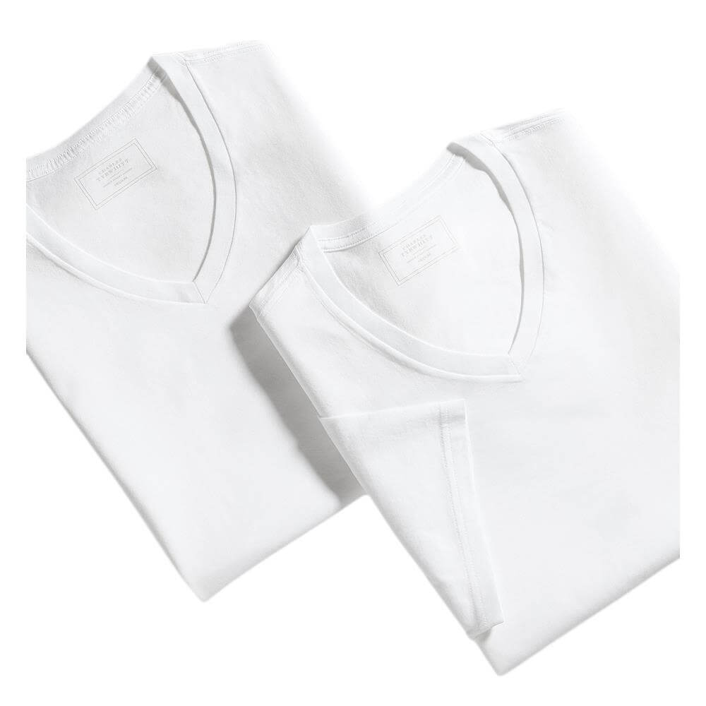Charles Tyrwhitt 2 Pack V-Neck T-Shirts – White